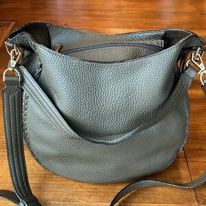 Rebecca Minkoff Leather Hobo Mossy Green